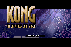Kong - The 8th Wonder of the World Title Screen